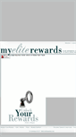Mobile Screenshot of myeliterewards.com